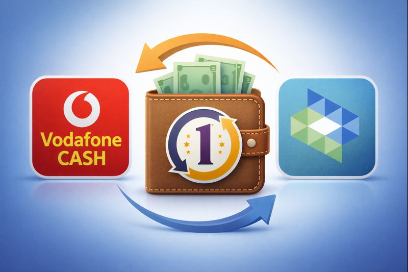 إرسال حوالة من فودافون كاش إلى شام كاش